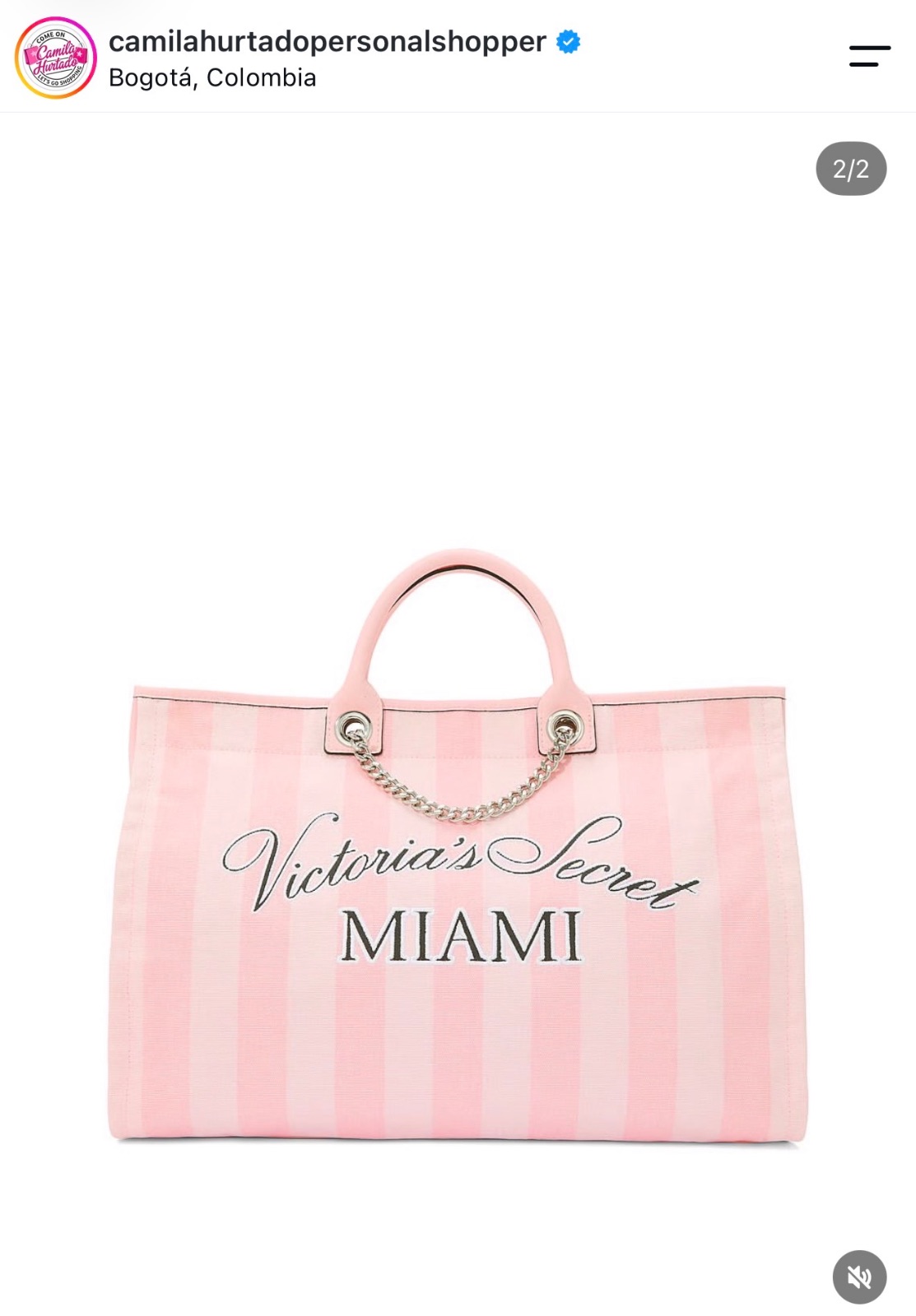 Victoria's Secret Tote Bag Miami Victoria’s Secret