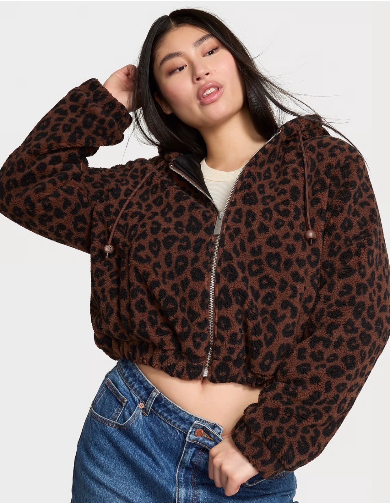Plush Teddy Leopardo Jacket