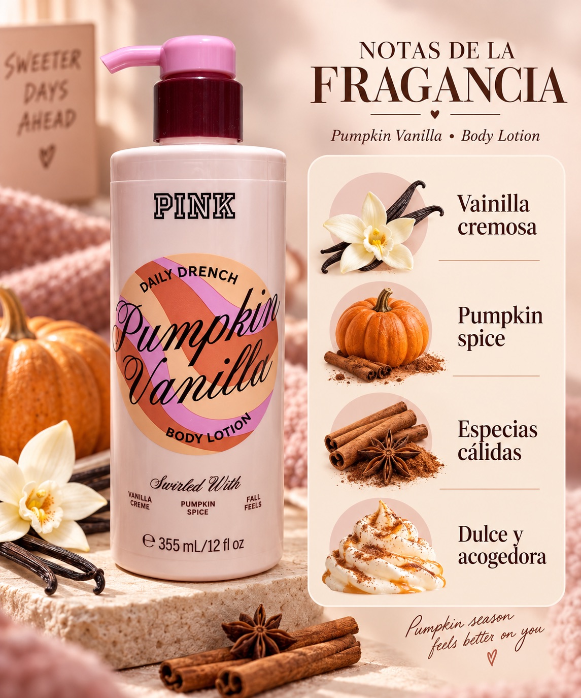 Body Lotion Pumpkin Vainilla
