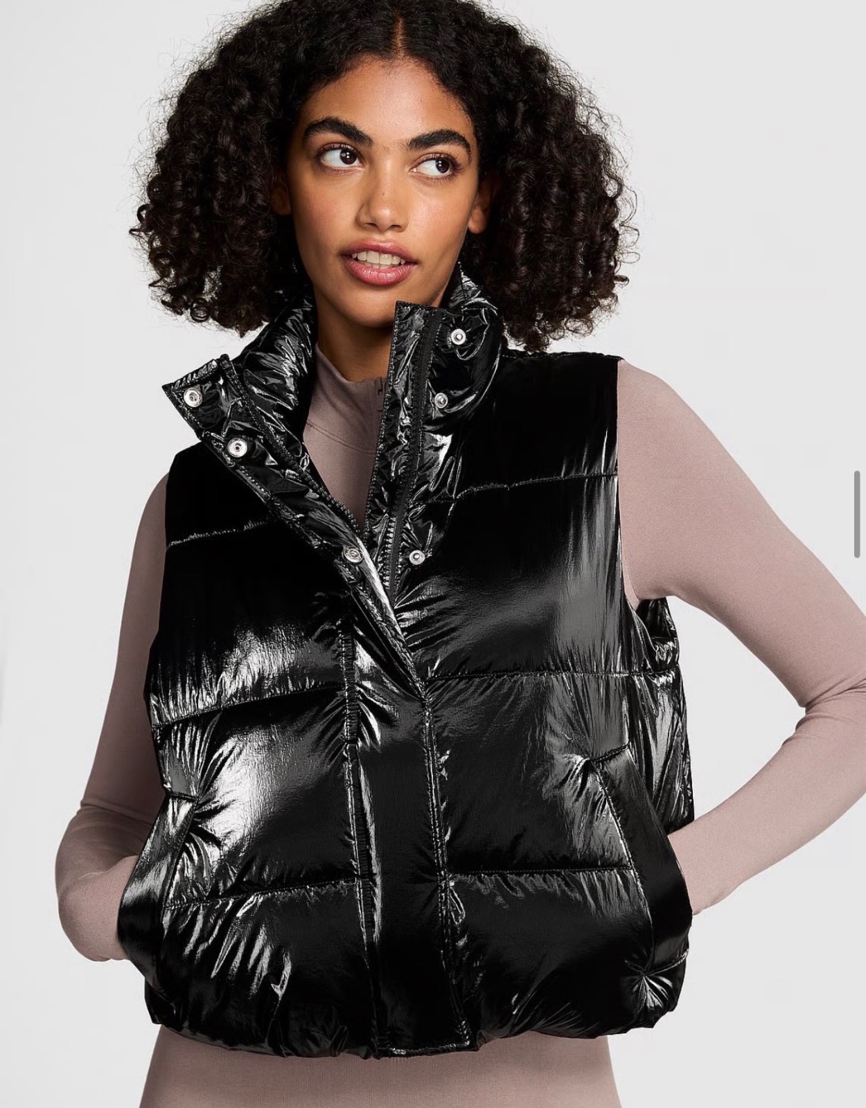 Victoria's Secret Chaleco Negro Victoria Secret