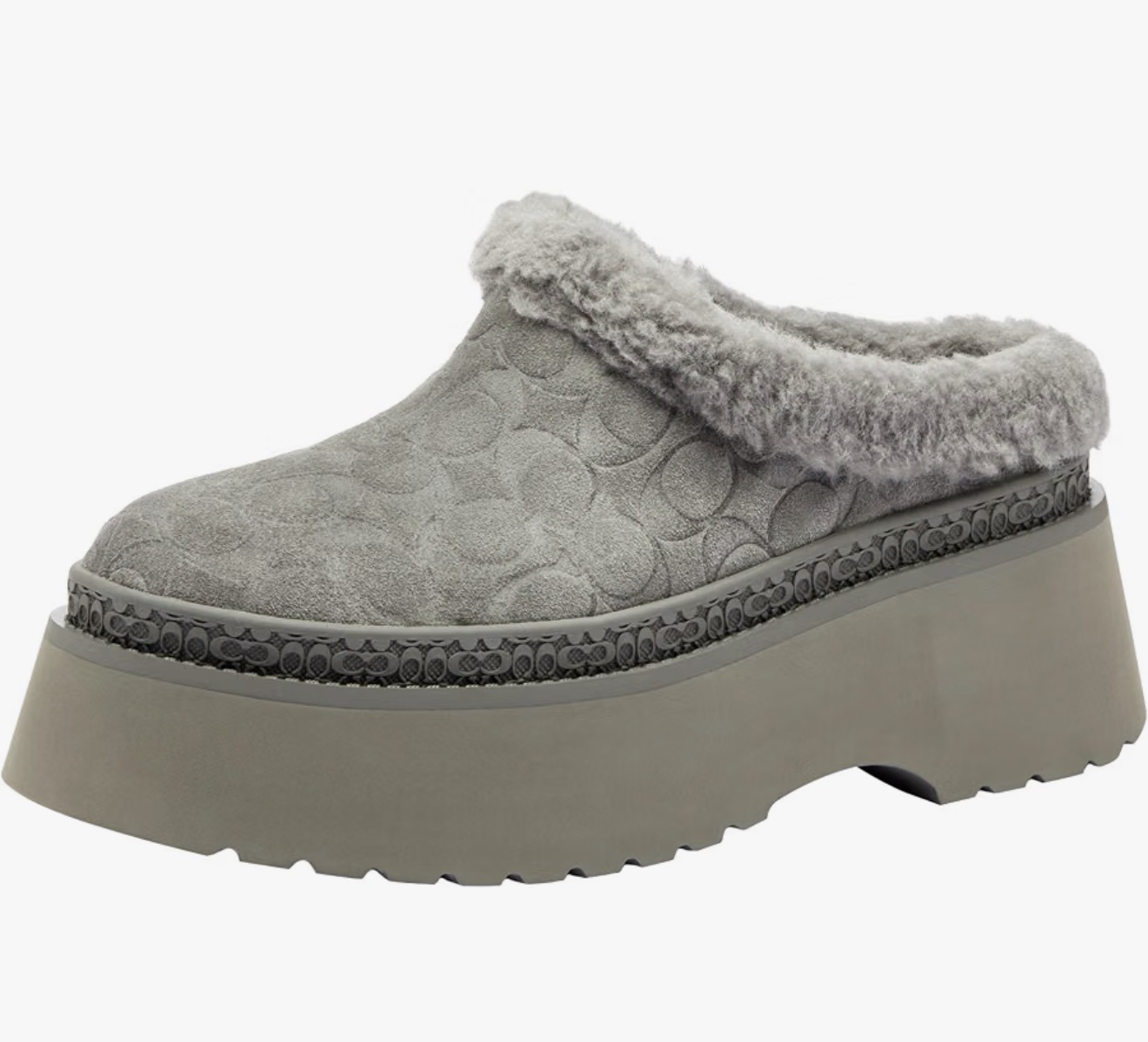 Suecos Coach Mule Grises