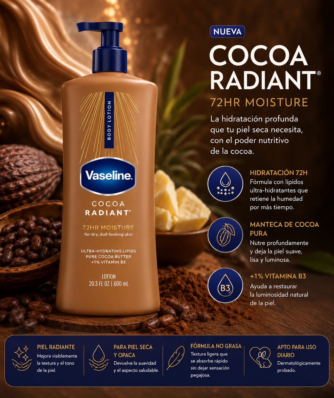 Vaseline Cream x 600ml