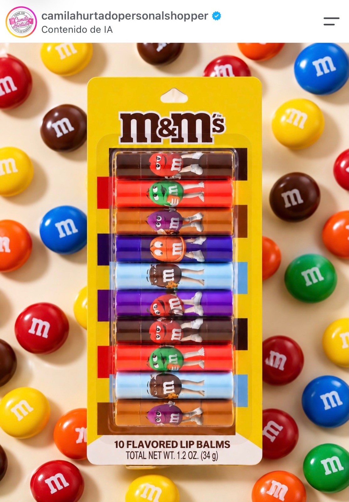 Chapstick M&m x 10